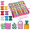 Weaving Loom Kit Toys for Kids and Adults, Potholder Loops Crafts for Girls Ages 6 7 8 9 10 11 12, 7" Pot Holder Loom Knitting Kits and Gifts for Kids and Beginners, Make 6 Masterpieces